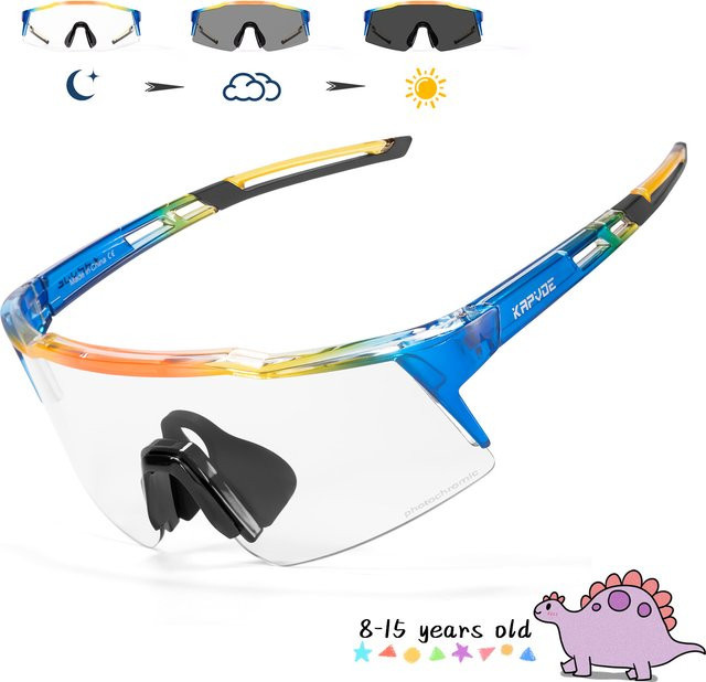 Kapvoe Kinder-Sonnenbrille, Vollrand, Multicolor, Kunststoff - Bild 1