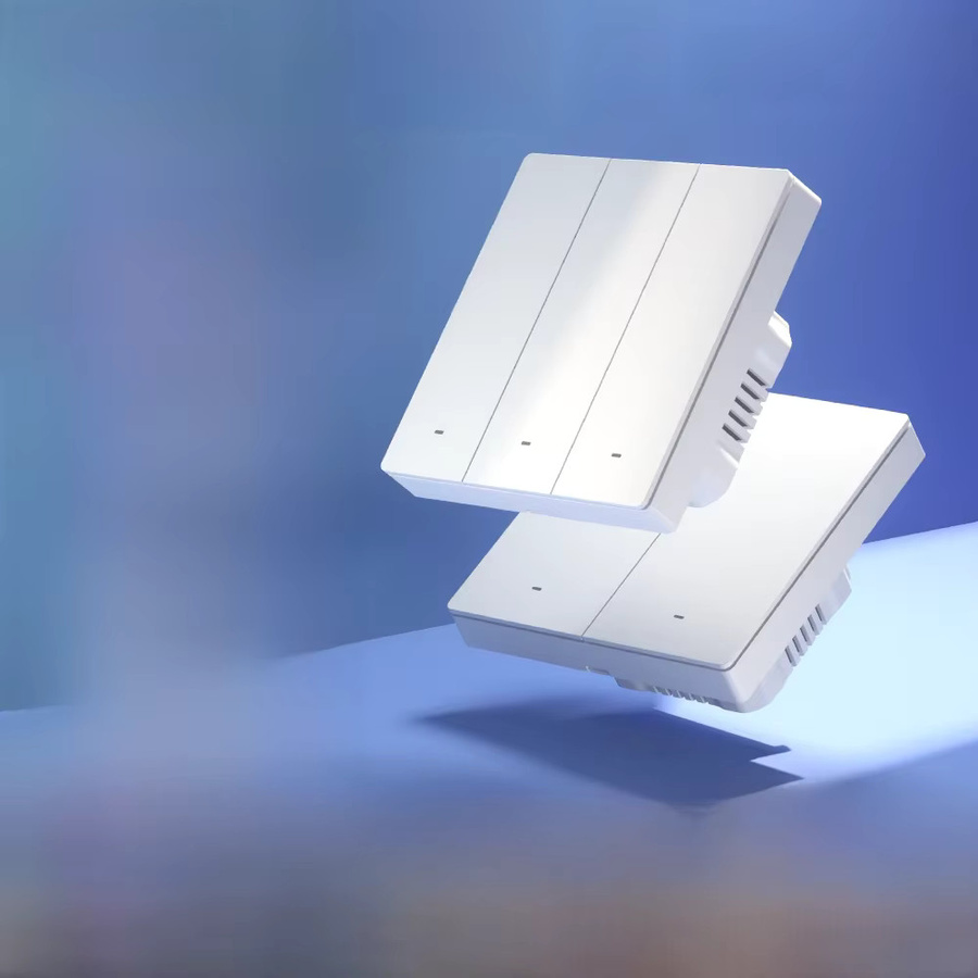 SONOFF M5 Matter Smart Wandschalter 80/86 Typ Drucktastenschalter in Weiß, kompatibel mit Alexa, Google Home und Apple Home - Bild 1