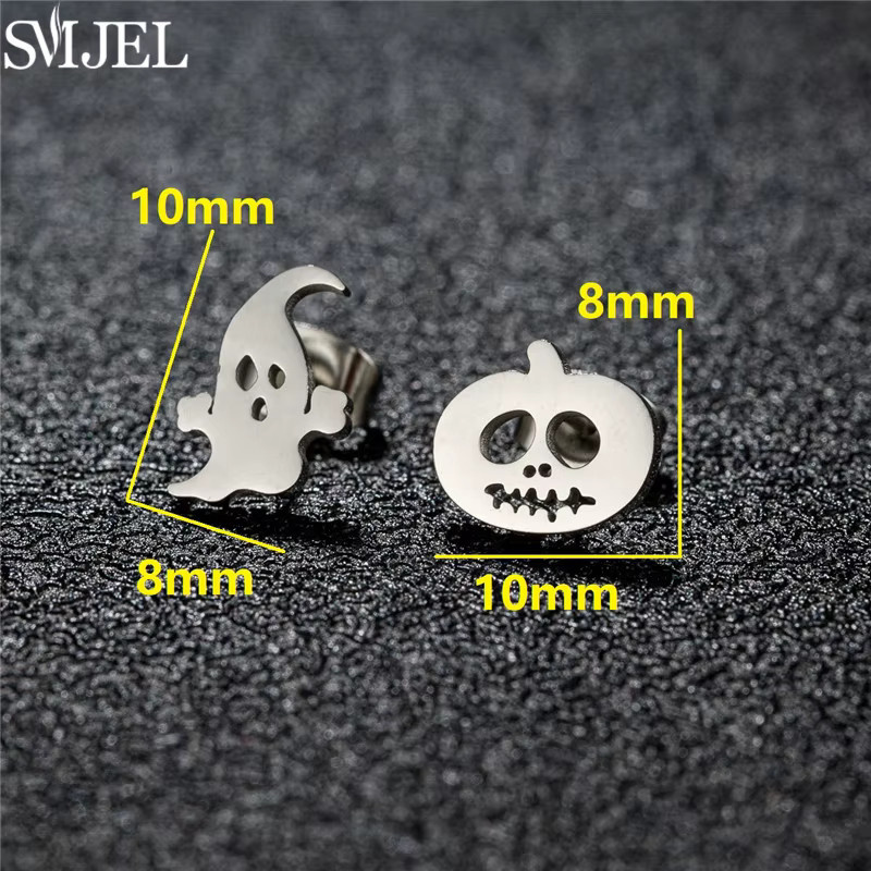 SMJEL Ohrstecker Edelstahl, Punk, Unisex - Bild 2