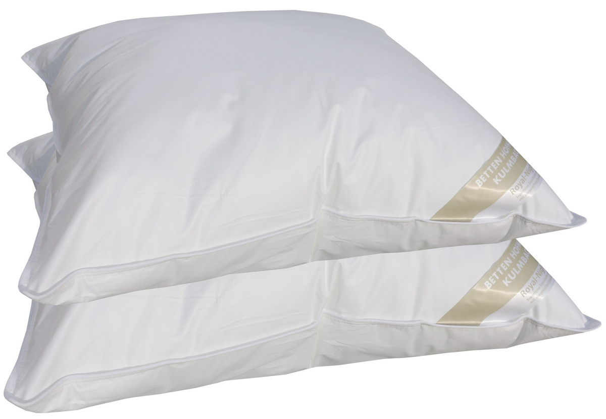 2er-Set Betten Hofmann Basic Allergiker Kopfkissen aus Baumwolle, Weiß, B/B: 60 x 70 cm - Bild 1