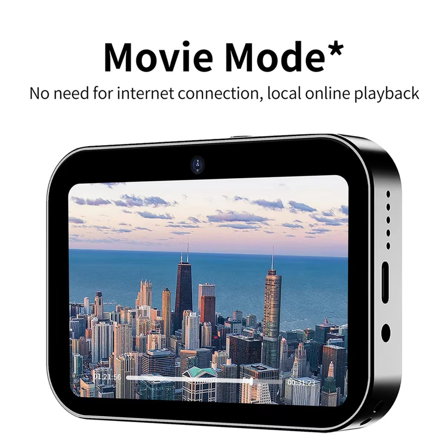 N88R 4K CCD Digitalkamera mit 64MP, Touchscreen, 16X Digitalzoom und IR Nachtsicht, Schwarz - Bild 3