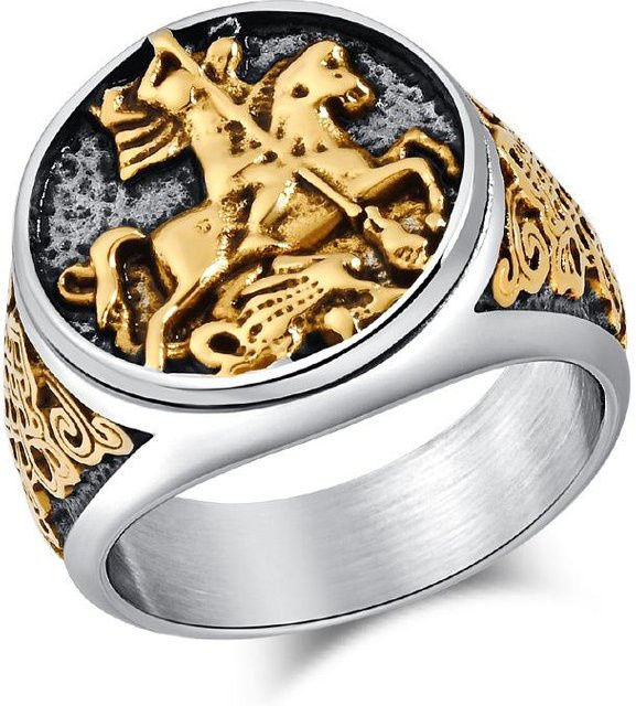 YIRAN Ring Titanstahl, Knoten, Herren, 8# - Bild 1