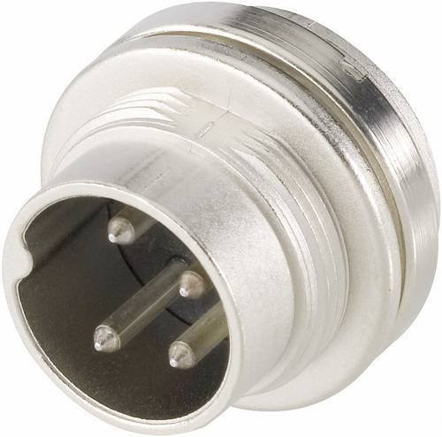 Amphenol T 3477 000 Rundstecker Einbau-Stecker Serie C091 mit 7 Polen in Silber - Bild 1