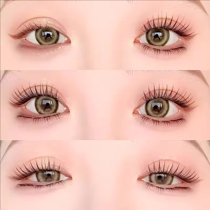 MIAOJIE IDOL Falsche Wimpern, natürlich, 48 Cluster - Bild 2