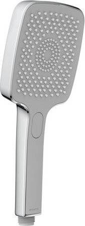 SCHÜTTE Handbrause Hawaii rund mit Massagefunktion, Chrom und Silber-Grau - Bild 1
