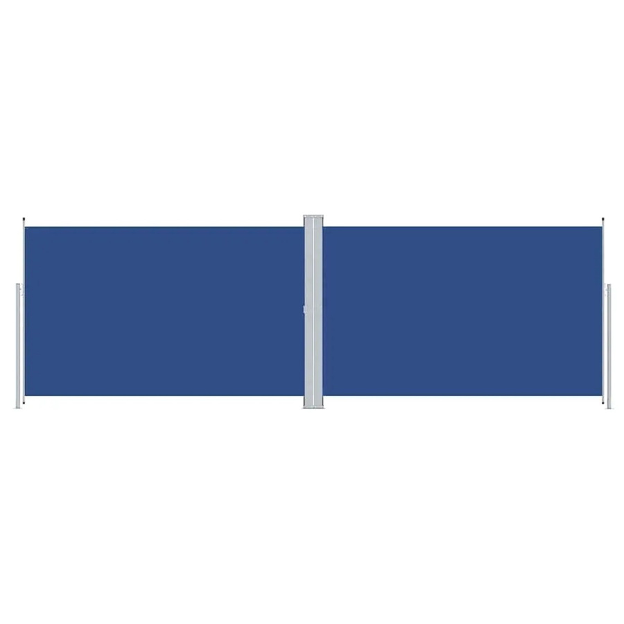 Furnicato Garten Seitenmarkise Blau aus Polyester mit automatischer Rückrollfunktion, B/H: 200 x 600 cm - Bild 2