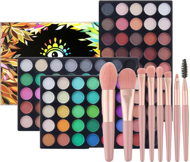 POPFEEL Lidschatten-Palette, 120 Farben, Matte & Glitzer, Unisex - Bild 1
