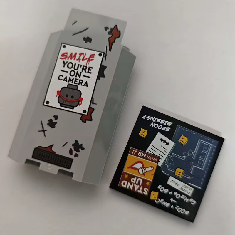 LEGO Zubehör, Baustein-Flachdruckprodukt, 63-teiliges Set, Bunt / Mehrfarbig - Bild 2