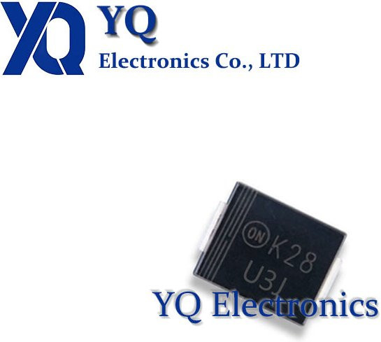 10er Set MURS360T3G Siebdruck Diode DO-214AB 3A 600V in Schwarz - Bild 1