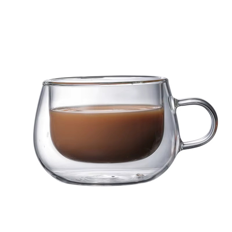 Multiyilego Doppelwandige Teeglas-Tasse aus transparentem Glas für Kaffee und Kaltgetränke - Bild 4