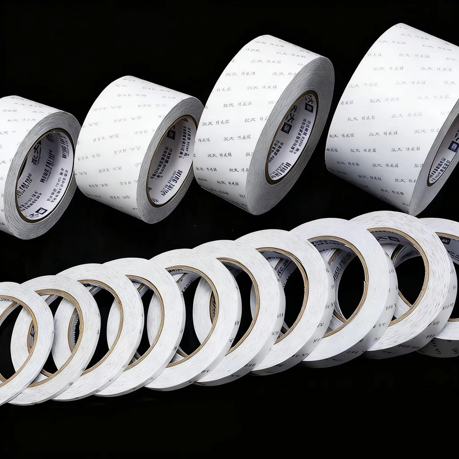 2 Rollen doppelseitiges Klebeband transparent für Papier, Fotografie und DIY-Bastelarbeiten, 2 x 20 m - Bild 2
