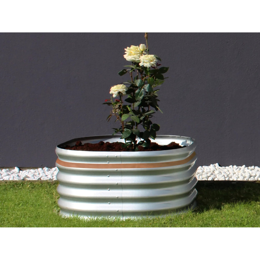 Vitavia Hochbeet Vita rund 401 aus Zink-Alu in Silber - Bild 2