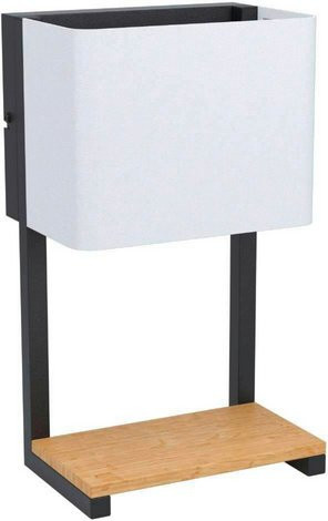 Eglo Wand- und Deckenleuchte GALDAKAO in Schwarz aus Stahl und Holz mit LED und 3000K - Bild 1