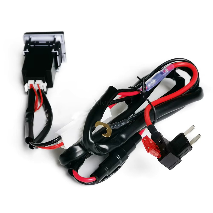 USB-Ladegerät für Volkswagen Multivan T5 2003-2007 mit PD Schnellladung und QC 3.0 Typ-C Ladeadapter in Schwarz - Bild 5