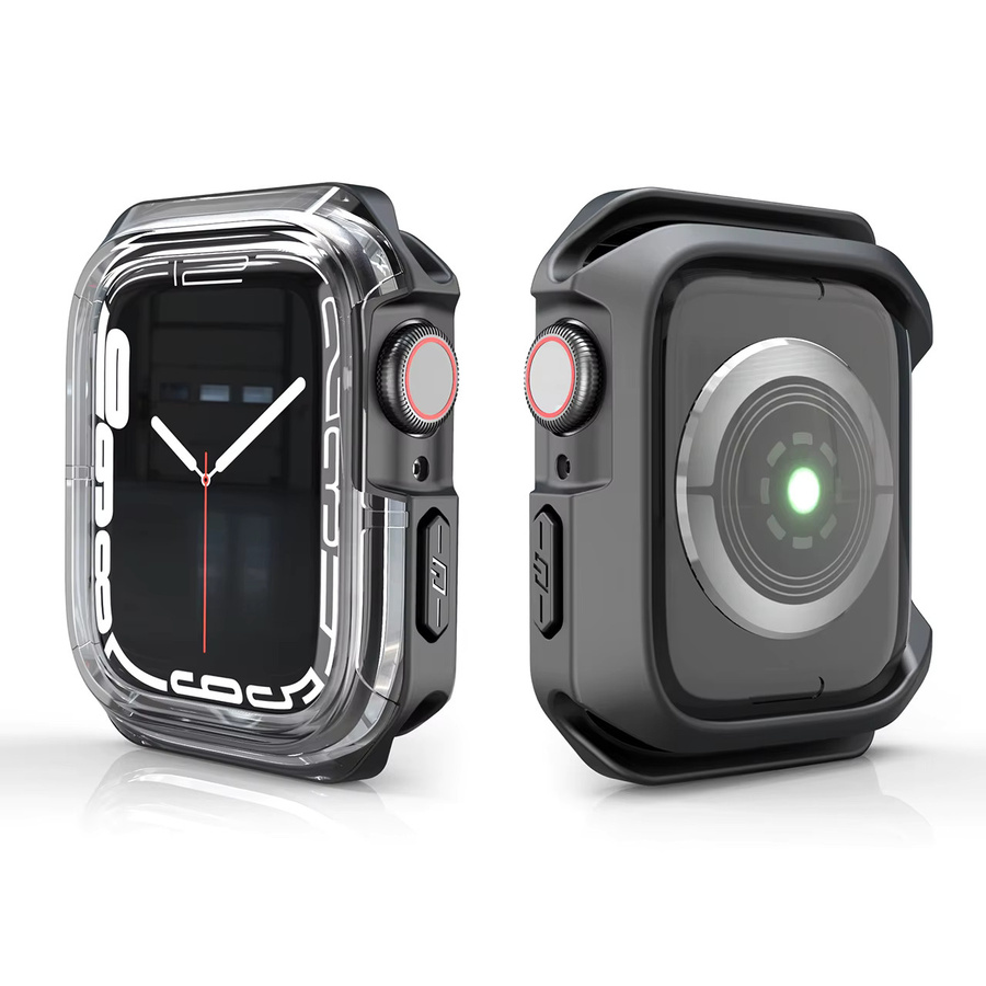 CAOWTAN Schutzrahmen für Apple Watch, PC, Blue - Bild 2