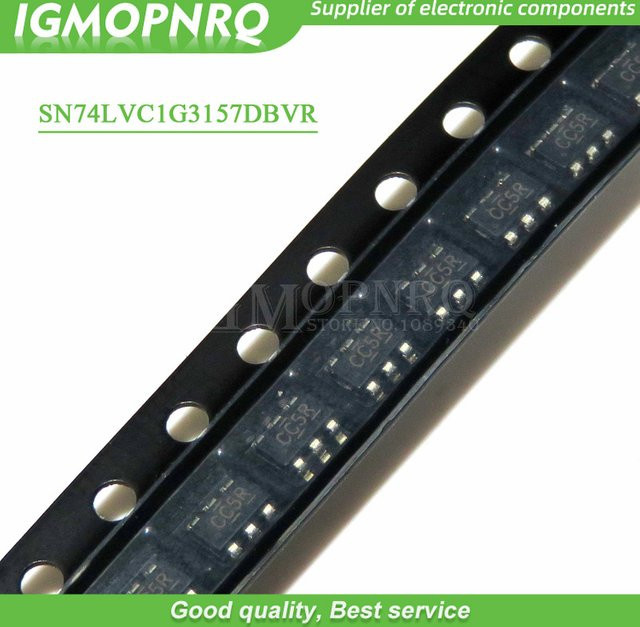 10 Stück SN74LVC1G3157DBVR SOT23-6 Logik-IC in Schwarz - Bild 1