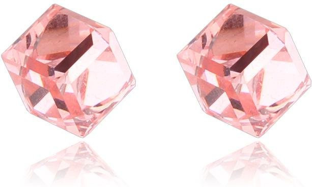 Lucky Star Jewelry Ohrringe Edelstahl, Zirkonia, pink, Damen - Bild 1