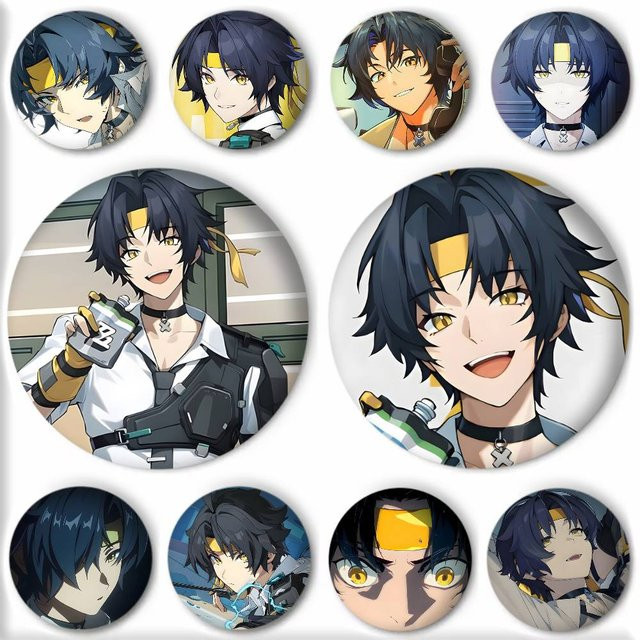 Bilibili Abzeichen Brosche, Emaille, Runde Pins - Bild 1