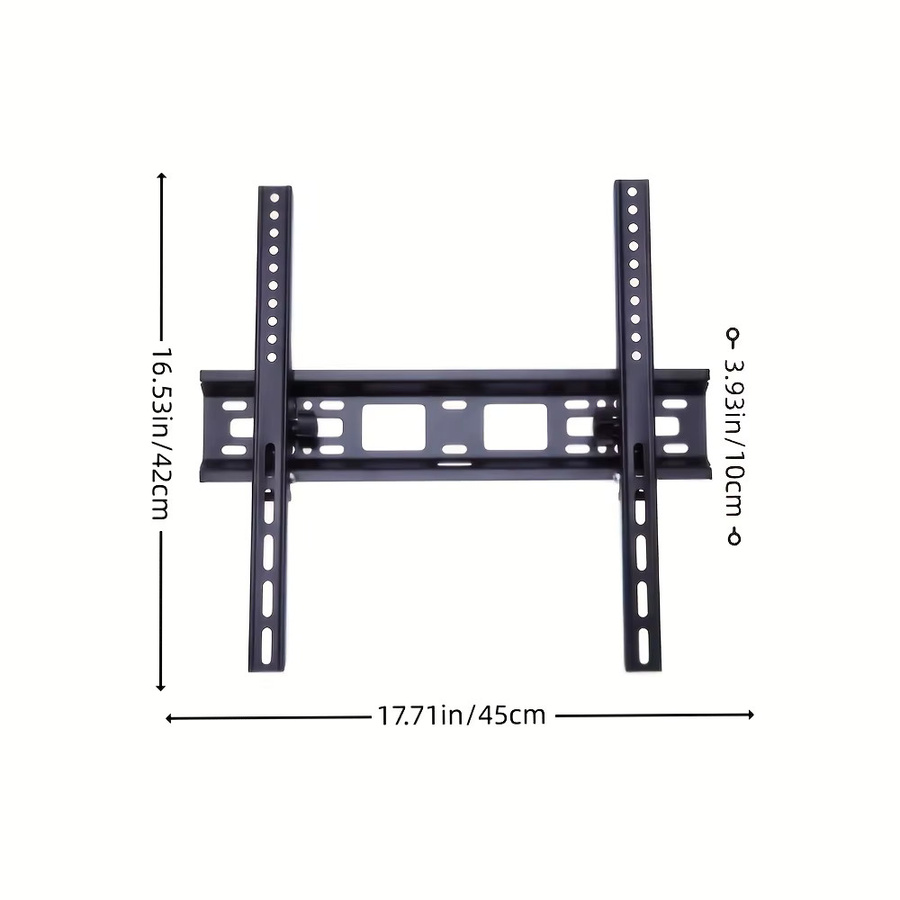 BEISHI LED-LCD-TV-Wandhalterung für 32–55 Zoll, universell geneigt und verstellbar, Farbe: Schwarz, VESA: 400 x 400 mm, maximale Belastung: 30 kg - Bild 3