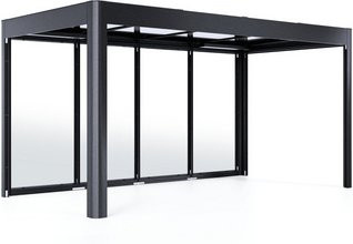 SunElements Pergola SunCover Deluxe 4.2 aus Aluminium in Schwarz und Anthrazit, B/H: 443 x 229 cm - Bild 1