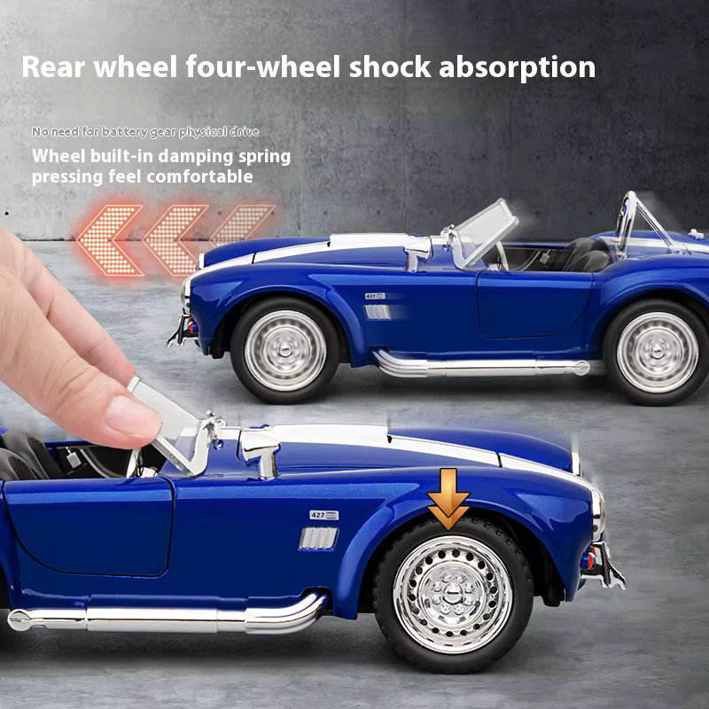 Maisto 1965 Shelby Cobra Cabrio Roadster, Modell, 1:24, mit Licht und Sound - Bild 2