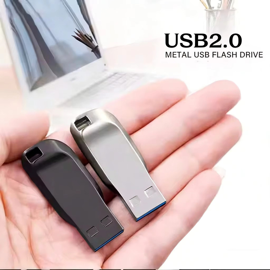USB 2.0 Flash Drive Metallstab Pendrive in Silber - Bild 3