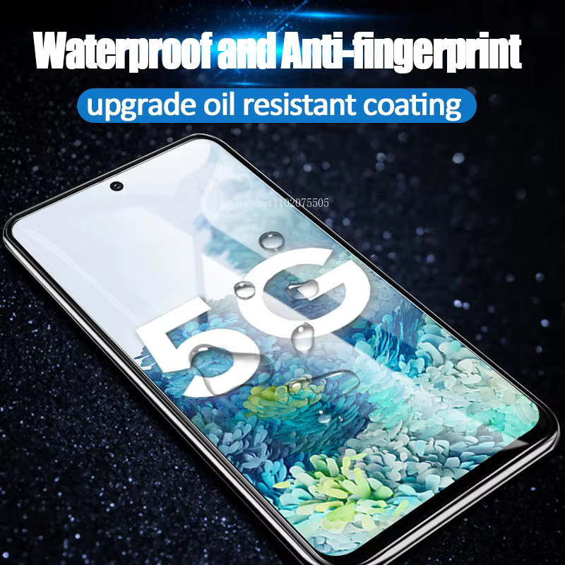 4er-Pack Displayschutzfolie aus gehärtetem Glas für Samsung Galaxy A10, A20s, A30, A30s, A50, A70, A51, A71, A21s, A31, A41, A01, A11 in Transparent - Bild 4