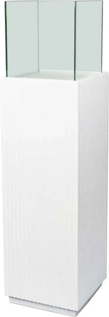 Vivanno Windlichtsäule Candela Skandi in Skandinavisches Weiß, B/T/H: 27 x 27 x 100 cm - Bild 1