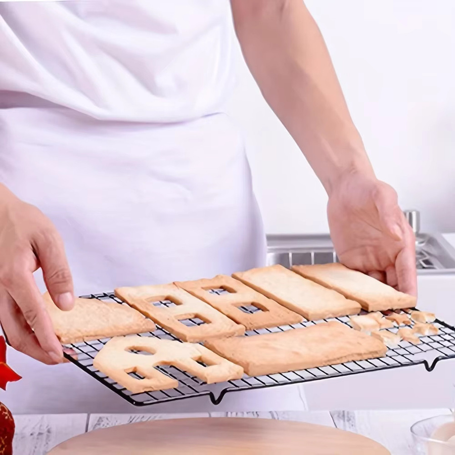 PLYS Weihnachtliche Lebkuchenhaus Ausstechformen aus Edelstahl, 18-teiliges Set für Cookies und Weihnachtsgebäck, Silber - Bild 3
