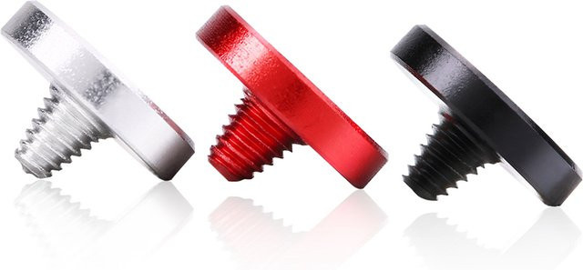 Aramox Set aus 3 universellen Kamera-Auslöseknöpfen aus Aluminiumlegierung mit konkaver Oberfläche in Multicolor für Nikon und Fuji X100 - Bild 1