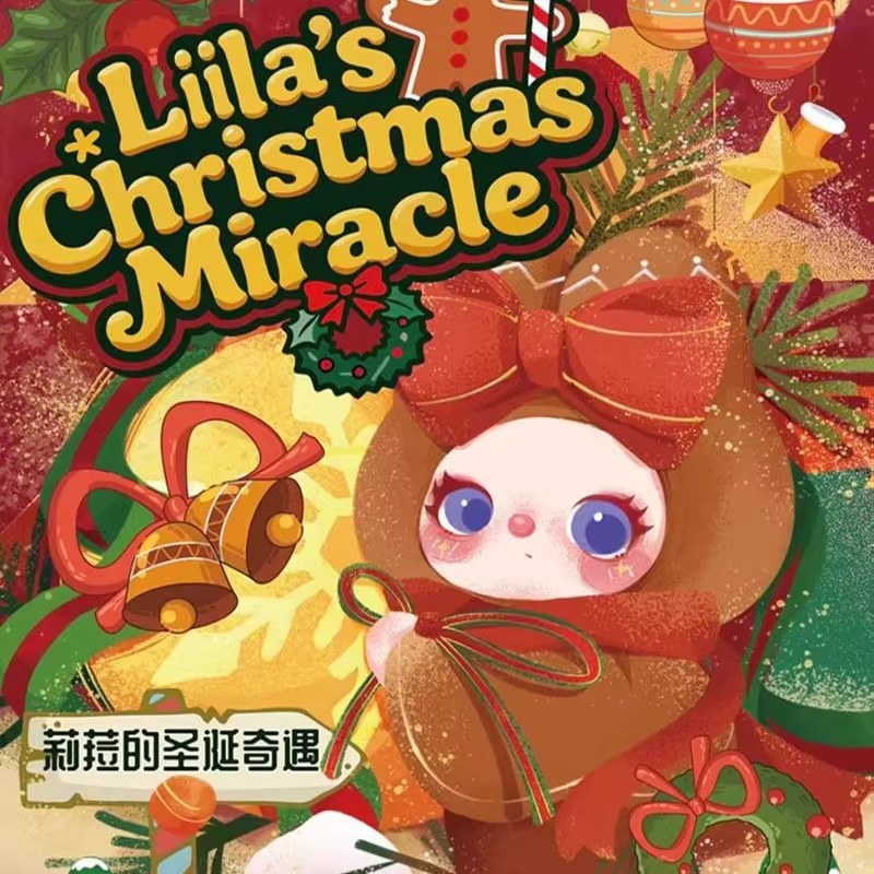52TOYS Baby Three & Liila Christmas Adventure Series Blind Box, Plüschpuppe Taschenanhänger - Bild 2