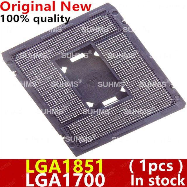 SUHMS BGA CPU Sockel Halter mit Lötkugeln für LGA1851 und LGA1700 Mainboards in Schwarz - Bild 1