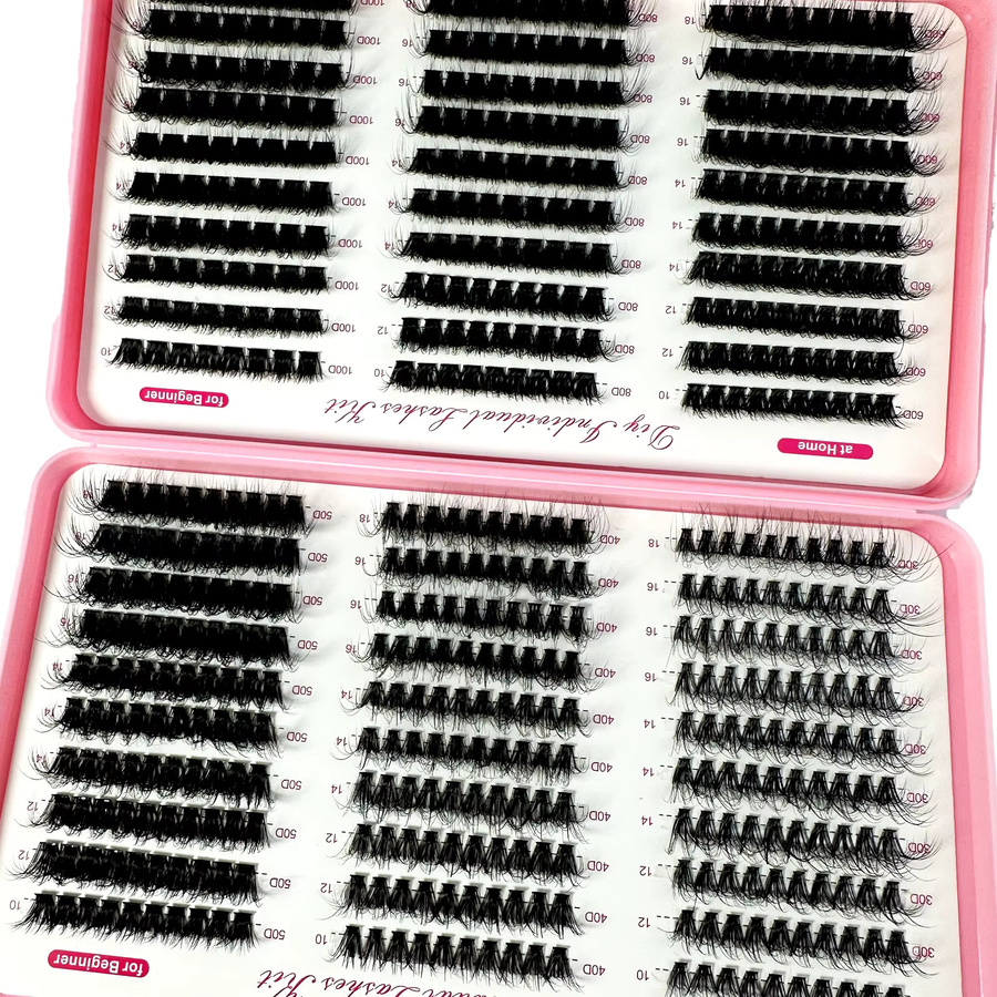 LYBCG Lash Clusters Wimpernverlängerung, Black, Unisex - Bild 1