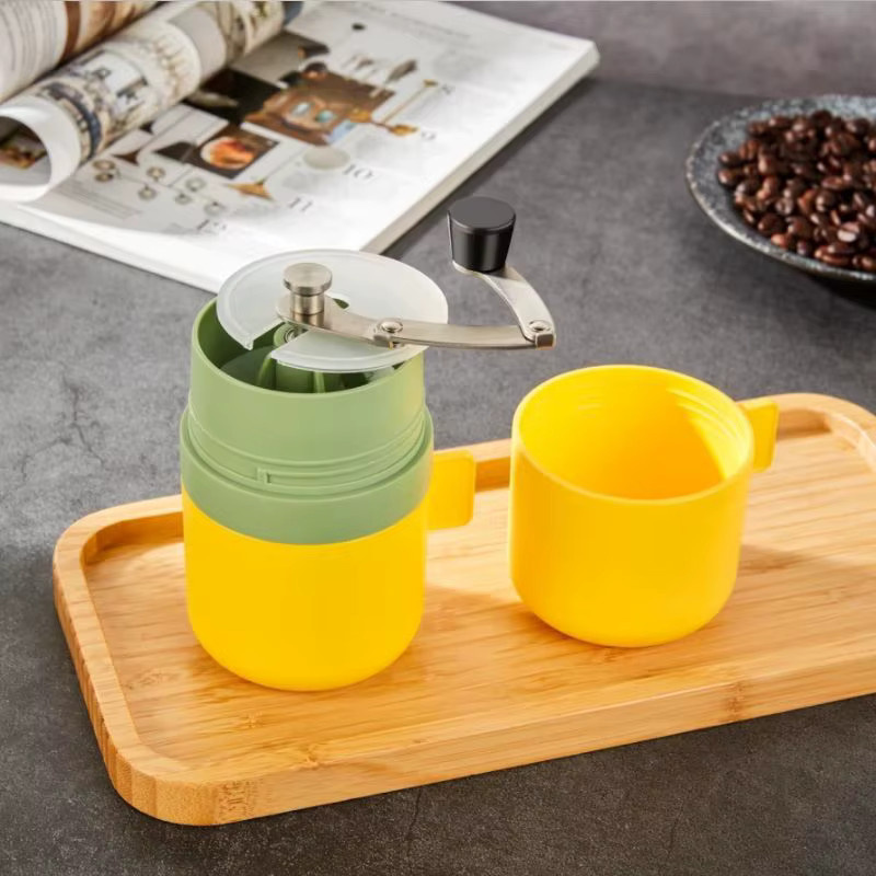 3 in 1 Manuelle Kaffeemühle Tragbare Handkaffeemühle mit Einstellbarer Mahlstufe und Filter für Kaffeebohnen - Bild 3