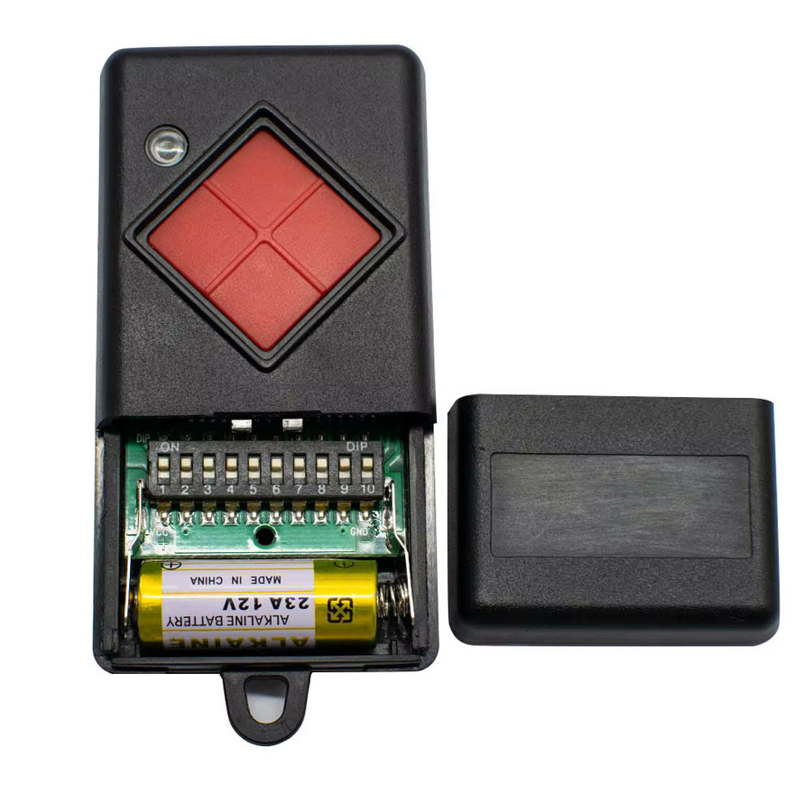 DICKERT Garagenfernbedienung Handsender 27 MHz in Rot und Schwarz (Modell MAHS27-01 MAHS27-04) - Bild 2