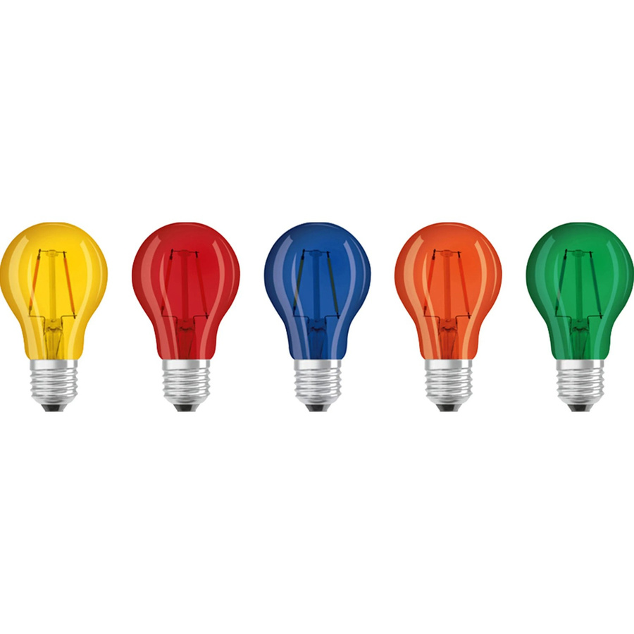 Osram LED Leuchtmittel E27 Glühlampenform Kaltweiß Mehrfarbig Durchmesser: 60 mm, Länge: 105 mm - Bild 3