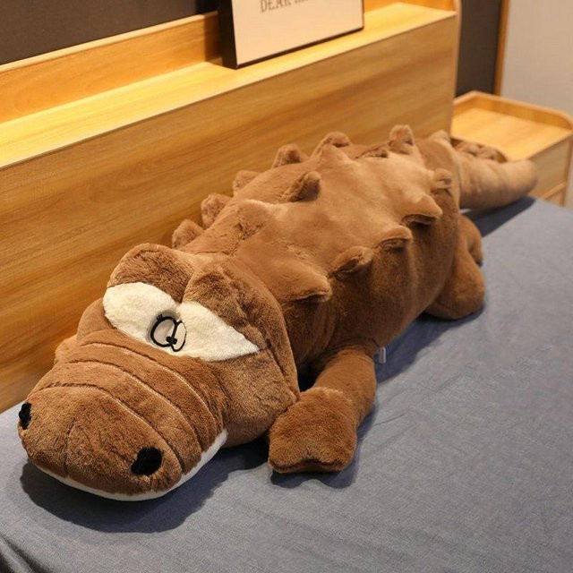 Yiran Health & Beauty Alligator Plüschtier, Krokodil Plüschkissen, 60cm - Bild 1