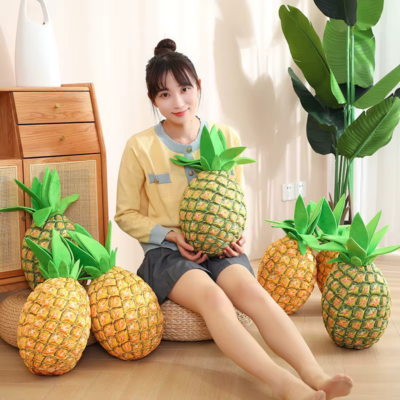YUZHINUO Ananas Plüschtier, Kissen Puppe, Gelb - Bild 2