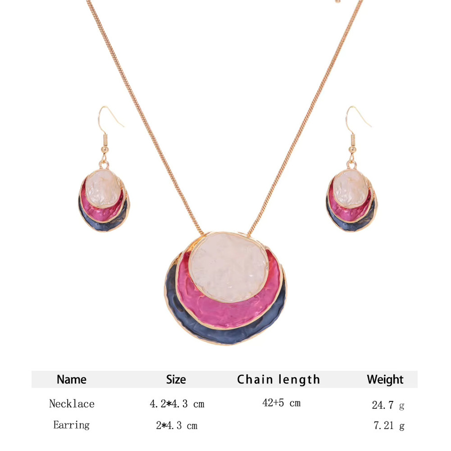 MeiceM Schmuckset, Ohrringe und Halskette, Emaille, Damen - Bild 2