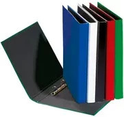 PAGNA Ringbuch Basic Colours DIN A5 mit 2 Ringen und Rundmechanik in Blau und Multicolour - Bild 1
