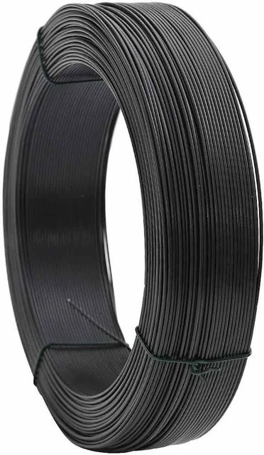 vidaXL Zaun-Bindedraht aus Stahl in Anthrazit, 250 m Länge, Durchmesser: 1,4 mm / 2 mm - Bild 1