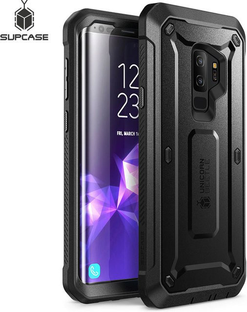 SUPCASE UB Pro Ganzkörper-Schutzhülle für Samsung Galaxy S9 mit integriertem Displayschutz in Pink - Bild 1