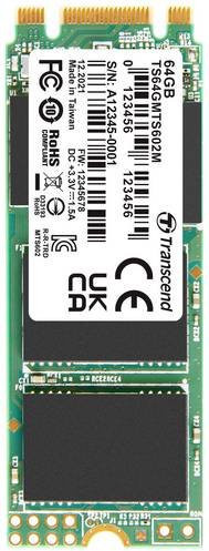 Transcend MTS602M 64GB Interne M.2 SATA SSD Industrial TS64GMTS602M - Bild 1