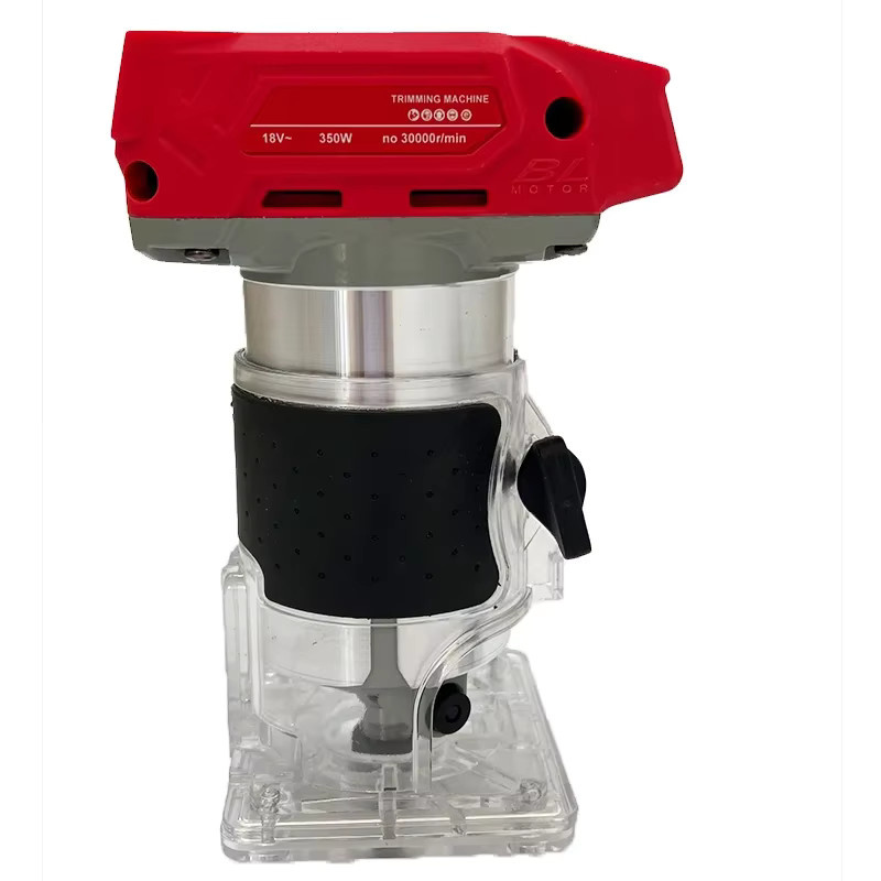 Milwaukee Fit Bürstenloser elektrischer Trimmer 800 W 30000 U/min Akku-Kompaktfräser 5-Gang-Holzbearbeitungs-Trimmmaschine - Bild 2