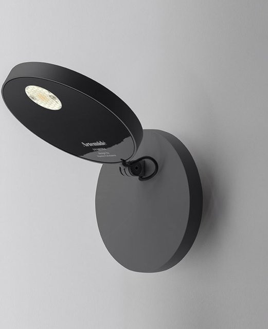 Artemide Demetra Faretto LED-Wandleuchte in Anthrazitgrau mit dimmbarer Warmweiß-Beleuchtung (3000K) - Bild 1