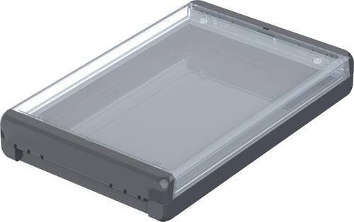 Bopla Bocube Outdoor-Gehäuse aus Polycarbonat in Graphitgrau RAL 7024, B/T/H: 27,1 x 17,0 x 4,0 cm - Bild 1