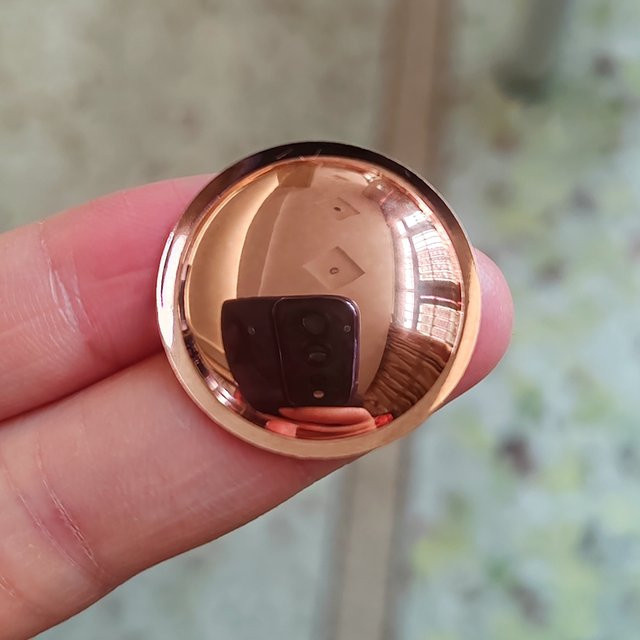 2 Stück Lautsprecher-Kuppel-Staubkappen für Woofer in Gold, 27 mm Durchmesser - Bild 1