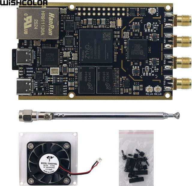 HAMGEEK Zynq7020+AD9363 SDR Software Defined Radio Development Board 70 MHz-6 GHz mit Lüfter für Pluto SDR und MATLAB - Bild 1