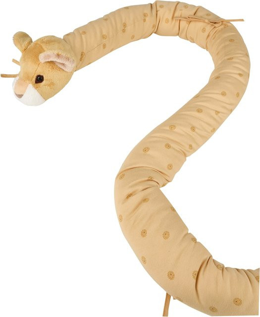 Sterntaler Safari Nestchenschlange in Gelb mit Polyester-Flausch und Baumwoll-Jersey, Länge: 180 cm - Bild 1