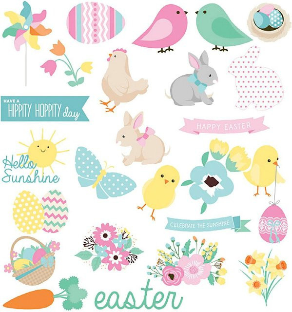 Papier-Stanzmotive Vintage Ostern - Bild 1
